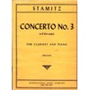 シュターミッツ: クラリネット協奏曲 第3番 変ロ長調/ドラッガー編/インターナショナル・ミュージック社/クラリネットとピアノ