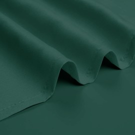 Yorkshire Bedding 25 Cm Fitted Bed Sheets - Super Soft Deep Fitted Sheet Brushed Microfibre Anti Wrinkle Bedsheet Breathable & Fade Resistant (Double, Emerald)