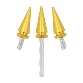 HDBUBALUS Motorcycle Wind Screen Windshield Trim Screw Windshield Spike Bolts Fit for Harley Electra Street Glide 2014-2023 3pc Glod