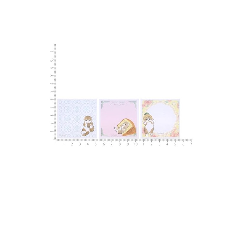 Sunstar Stationery mofusand Sticky Notes, Blue, S2841479