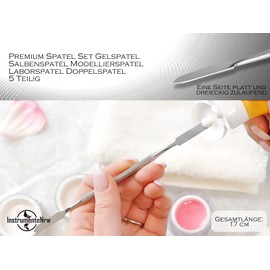 Premium Spatula Set Gel Spatula Ointment Spatula Modelling Spatula Laboratory Spatula Double Spatula 5 Pieces