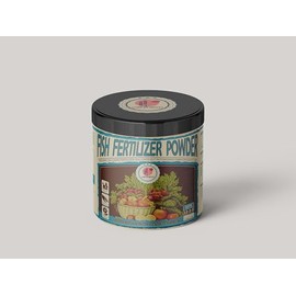 Fish Emulsion Fertilizer 12-2-2 Powder by Lord of The Millet, 3.3 pounds Powder for 300 Gallons of Water