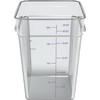 Carlisle FoodService Products Squares Square Food Storage Container with Stackable