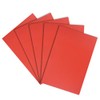 sourcing map Corrugated Plastic Sheets,3mm Red Blank Yard Lawn Signs,8