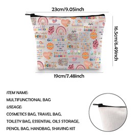 WCGXKO Counselor Merhcnaidse Counselor Teacher Gift Counselor Zipper Pouch Makeup Bag (most loved)