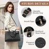 SDYSM Purses for Women Leather Top-Handle Handbag Waterproof CrossBody Womens