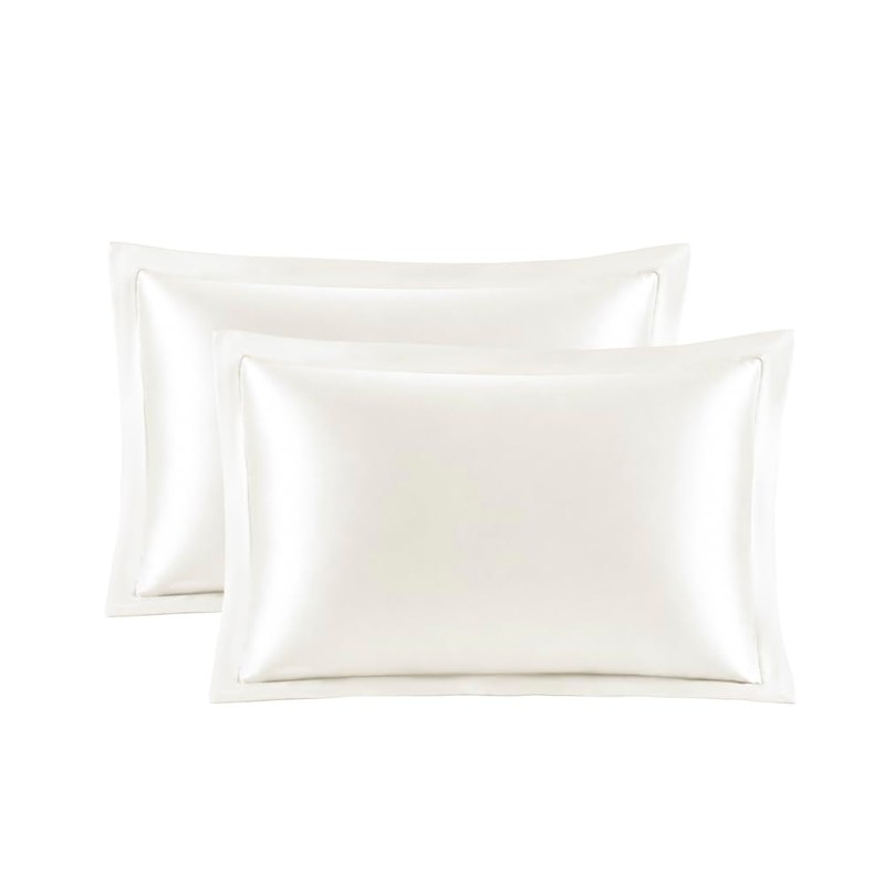 Stonecrest Silk Pillowcase 2 Pack,100% Mulberry Silk Pillowcase for Hair