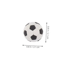 INOOMP 12 Pcs 3D Soccer Eraser Cute Design for School and Office Use