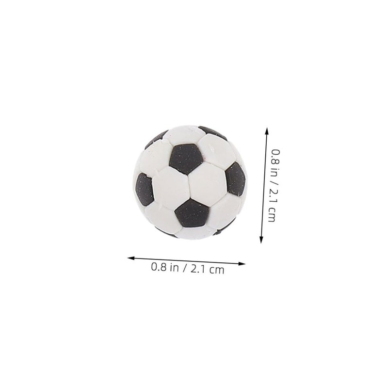 INOOMP 12 Pcs 3D Soccer Eraser Cute Design for School