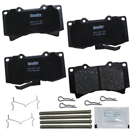 Bendix Priority1 CFC1119 Ceramic Front Brake Pads for Hummer H3 2010-2006, H3T 2010-2009