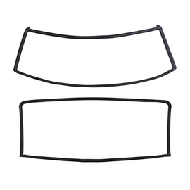 Auto Krafters Compatible/Replacement For Windshield and Back Glass Weatherstrip 1963-65 Falcon Comet Hardtop Futura Sprint Caliente Cyclone Backlite (EBC3DZ-6303110KT)