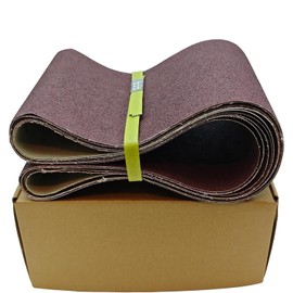 JadwigaS Sanding Belts 6x48 Belt Sander 6x48,6-Inch x 48-Inch Aluminum Oxide Belts for Sander,6 Pcs(2 Each of 80Grits/120Grits/150 Grits)