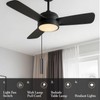 FKLiLEBU 2 Pack Bathroom Light Pull Cord, 150CM Black Metal