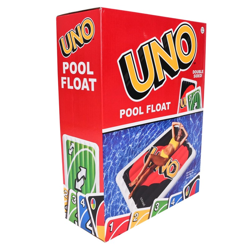 Uno™ Pool Float – Giant Inflatable Reverse Card, Floatie for