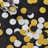 Silver Black Gold Party Decorations - 300Pcs Paper Glitter Confetti