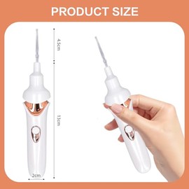 Ninnyi Ninnyi Soft Puriear Advanced Ear Wax Cleaner Vacuum with LED Light, Soft Portable Automatic Electric Puriear Ear Wax Remover