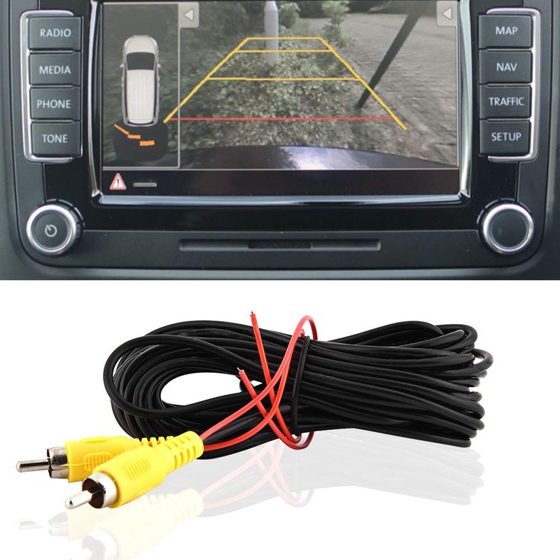 Akozon 6M Black Male to Female 3 Pin Outdoor Rear