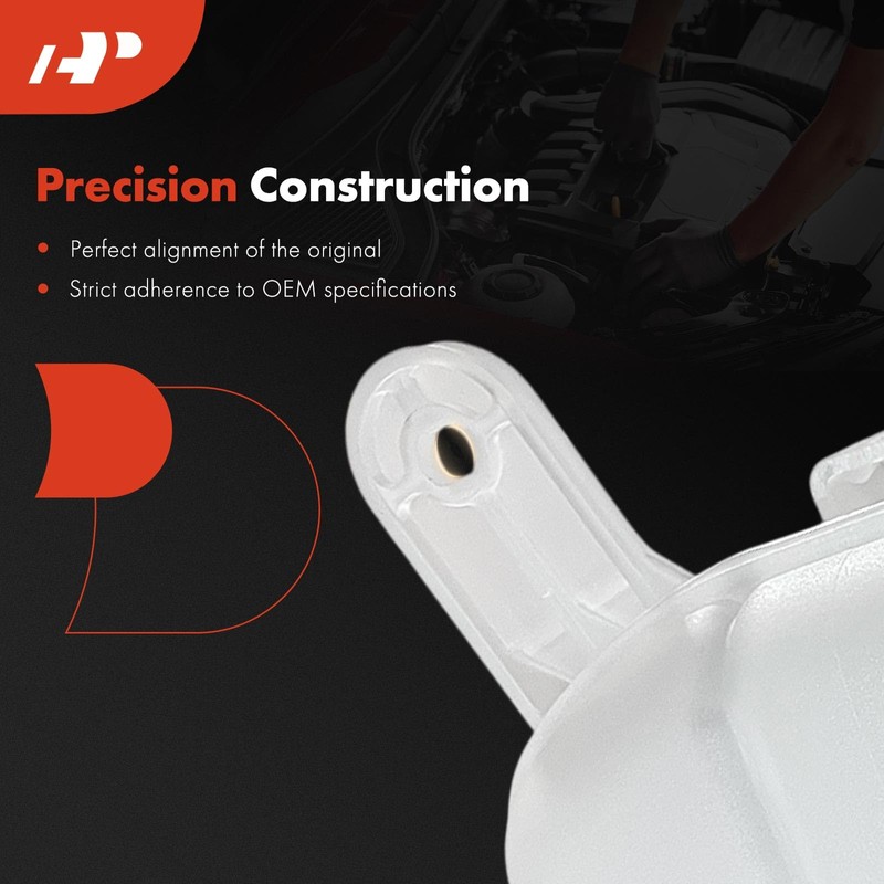 A-Premium Engine Coolant Overflow Recovery Reservoir Tank [with Cap] Compatible