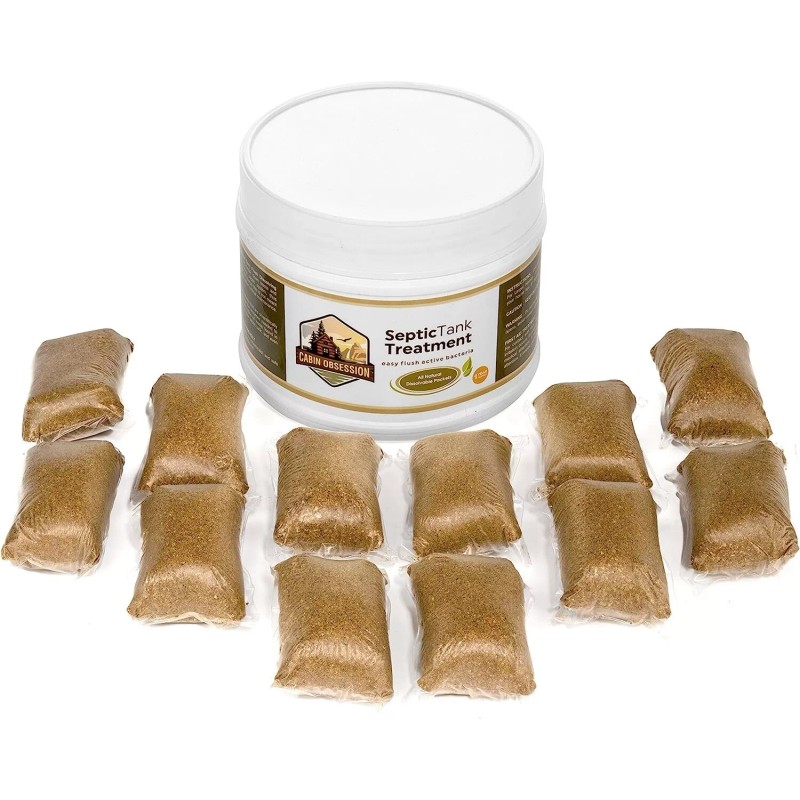 Septic Tank Treatment - 1 Year Supply of Dissolvable Easy