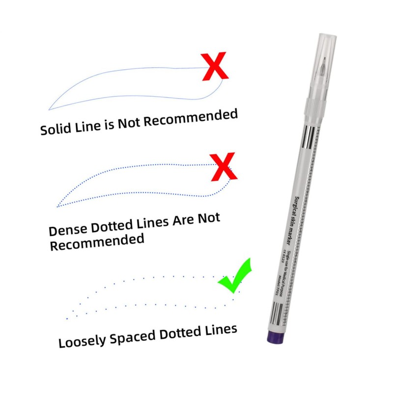 Ipetboom Manual Tattooing Makeup Pen Fine Tip for Eyebrow Skin-safe
