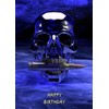 Skull Gothic Horror Fantasy Birthday Card