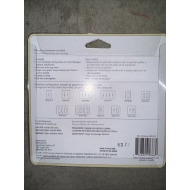 Allen + Roth Winslow 3-Gang Rocker Wall Plate Brushed Nickel 4951976