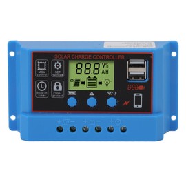 12V 24V Solar Charge Controlle LCD Display Solar Panel Controller for Billboard Warning Light 10A