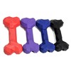 Unique Design Natural Rubber Dog Bone Toy, Fillable with Treats,
