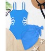 TALLWH - Traje de baño de una pieza para niña,