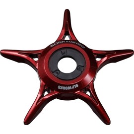 Daiwa SLP Works Drag SLPW Screwless Zion Star Drag for Bait Reels Red Reel