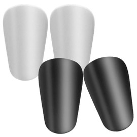 Motspo 2 Pairs Soccer Extra Mini Shin Guards for Toddler Kids Youth and Adults - Ultra Miniature Shin Guards Soccer - Extra Small Shin Pads So Light and Comfortable for Boys, Girls, Men, and Women