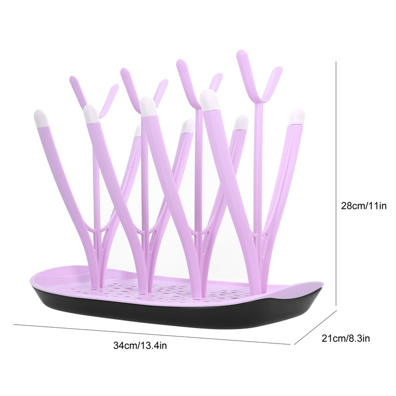 Baby Bottle Drying Rack Storage Cup Drainer Detachable Infant Nipple