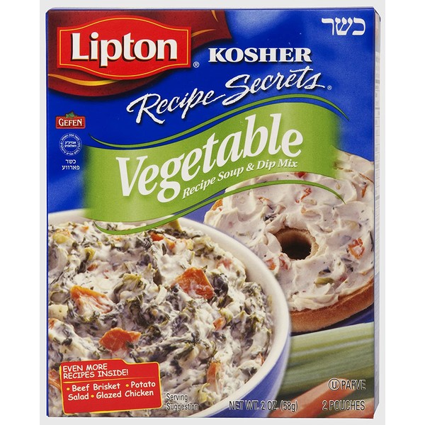 Lipton Recipe Secrets Soup and Dip Mix, Vegetable 2oz (6 Pack)