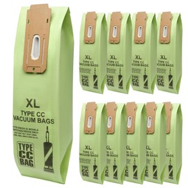 10 Pack Replacement Type CC Vacuum Bags for Oreck XL XL2 XL7 XL21 U2000 Commercial XL Upright Vacuum Cleaner,Part # CCPK8, CCPK8OH, CCPK8DW, AK1CC6A