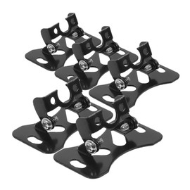 SHINEOFI 5Pcs Adjustable Rear View Camera Mounting Bracket Backup Camera Holder for License Plate Durable Design for Safe Driving Experience Effortless Installation Black