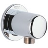 Grohe 28672000 Relexa Shower Wall Union, 0.5-Inch Threaded Connection, Starlight