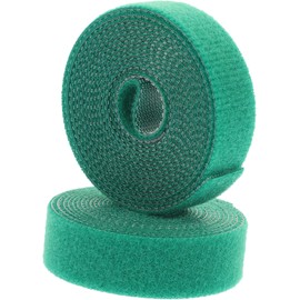 Sosoport Cinta de Amarre para Plantas Reutilizable de Nylon Verde, 2 Piezas, Soporte Ajustable para Plantas Trepadoras y Arbustos, Ligera y Fácil de Usar en Jardín