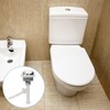 DEARMAMY Toilet Tank Buttons Single Flush Toilet Water Tank Push