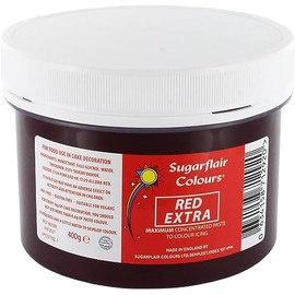 Sugarflair Max Concentrate Paste Colour - Red Extra 400g