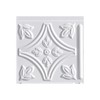 Fasade Easy Installation Traditional 1 Gloss White Backsplash Panel for