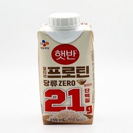 CJ Altive Vegan Protein White Flavor 250ml 18 Packs / 씨제이 얼티브 비건 프로틴 쌀밥맛 250ml 18개