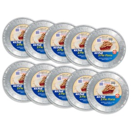 Hefty® 90810 Ez Foil® Aluminum Foilware Pie Pan, Round, Extra Large (Pack of 12)