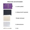 Wonderpool A4 PU Leather Portfolio Holder Ring File Document Case