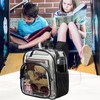 KUI WAN Clear Backpack Stadium Approved 12x12x6 Small Clear Bag