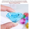 Omeblos 60 Pcs 20mm Gemstones for Kids,Acrylic Diamond Gems Jewels,Kids
