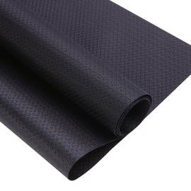 Lightweight 210D Oxford Cloth Fabric with PU Coating: Waterproof, Durable, and Versatile Material for Bags, Outdoor Gear, Linings, and Crafts, 59 Inches Wide（Black,Pre-Cut 5 Yards）
