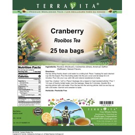 Cranberry Rooibos Tea (25 tea bags, ZIN: 530198)