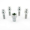 H&R 14252801KEY4 Rim Lock – Set of 4 Cone 60