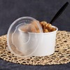 Karat C-KDL127-PP 20 oz PP Food Container Flat Lids (Case