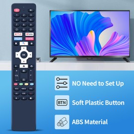 TCNOUMT Universal Remote Control Suitable for Sharp TV 32FG4EA 40FG2EA 32FG2EA for Android TV D800208 D800220 Compatible with EKO TV K240HSG K43FSG11 K320HSG K58USG for Dyon Smart 42 32 40 43 AD 2